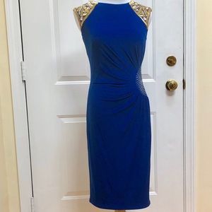 JS Collections Size 2P Royal Blue Dress